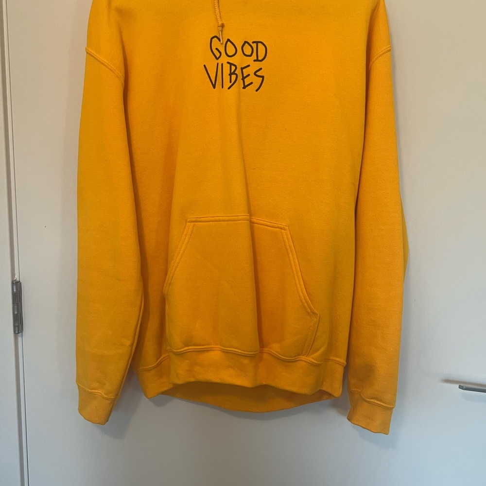 Good Vibes Yellow Sweater